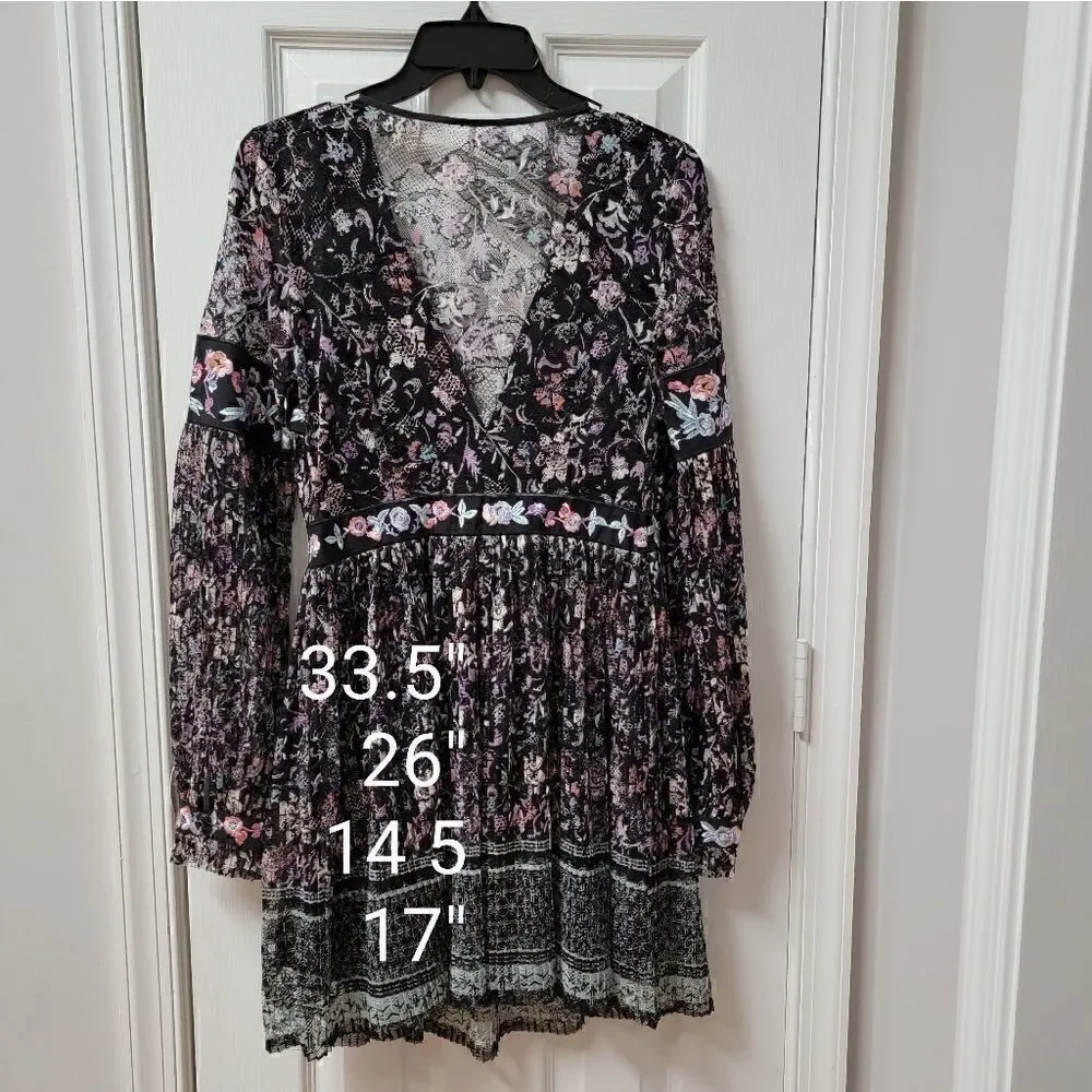 Free People Cherry Blossom Lace Dress 4